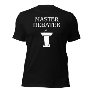 Master Debater debate team funny t-shirt