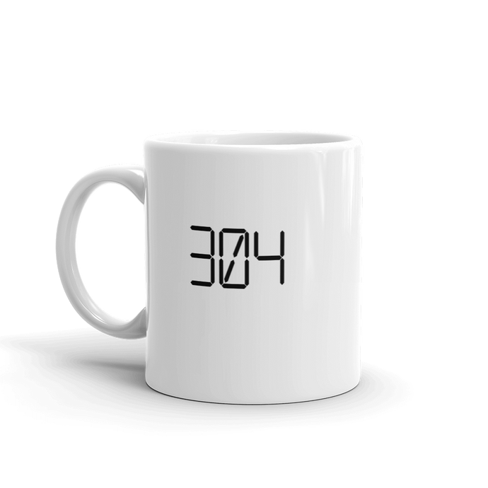 304/hoe white ceramic mug 11 oz