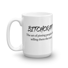 Bitchcraft 11oz white ceramic novelty coffee mug